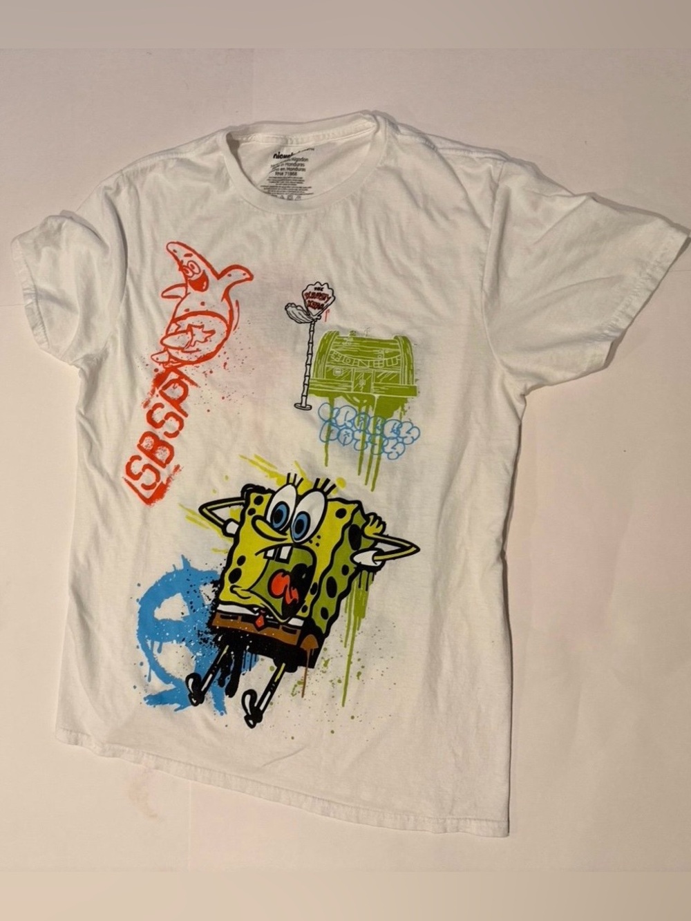 Spongebob‎ Squarepants cartoon graphic shirt